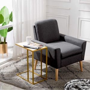Marble C-Shape End table